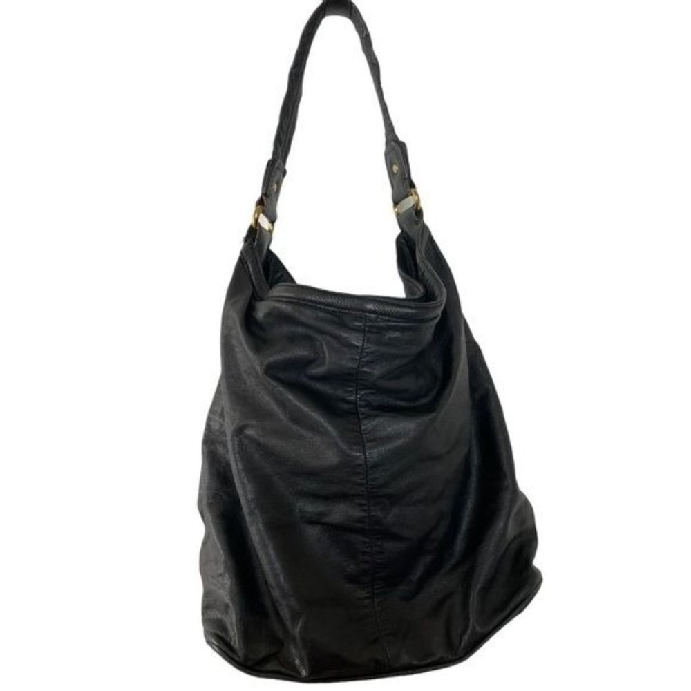 MARC BY MARC JACOBS Black Totally Turnlock Faridah Hobo Shoulder Bag - Picture 2 of 16